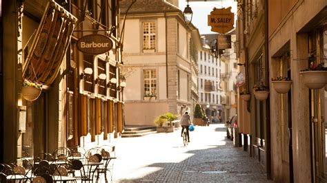 Die Altstadt von Vevey 